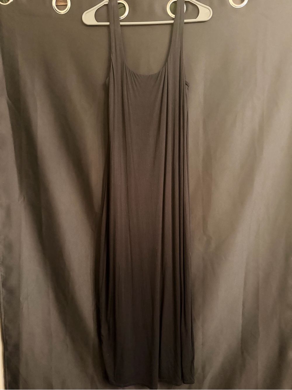 Gentle Fawn Black Sleeveless Maxi Rayon Dress Size M